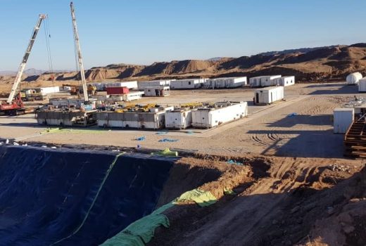 احداث موقعیت های 11 چاه جدید و جاده های دسترسی میدان نفتی دانان